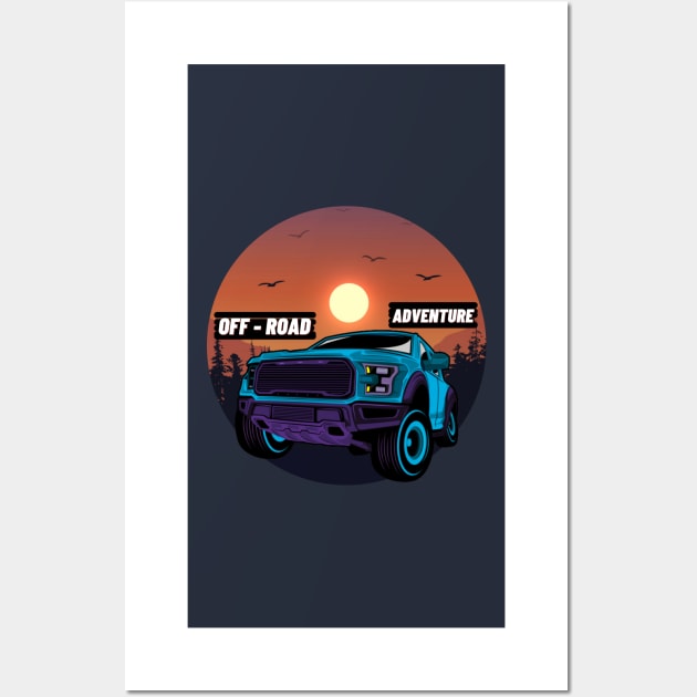 off - road adventure Wall Art by MOTOSHIFT